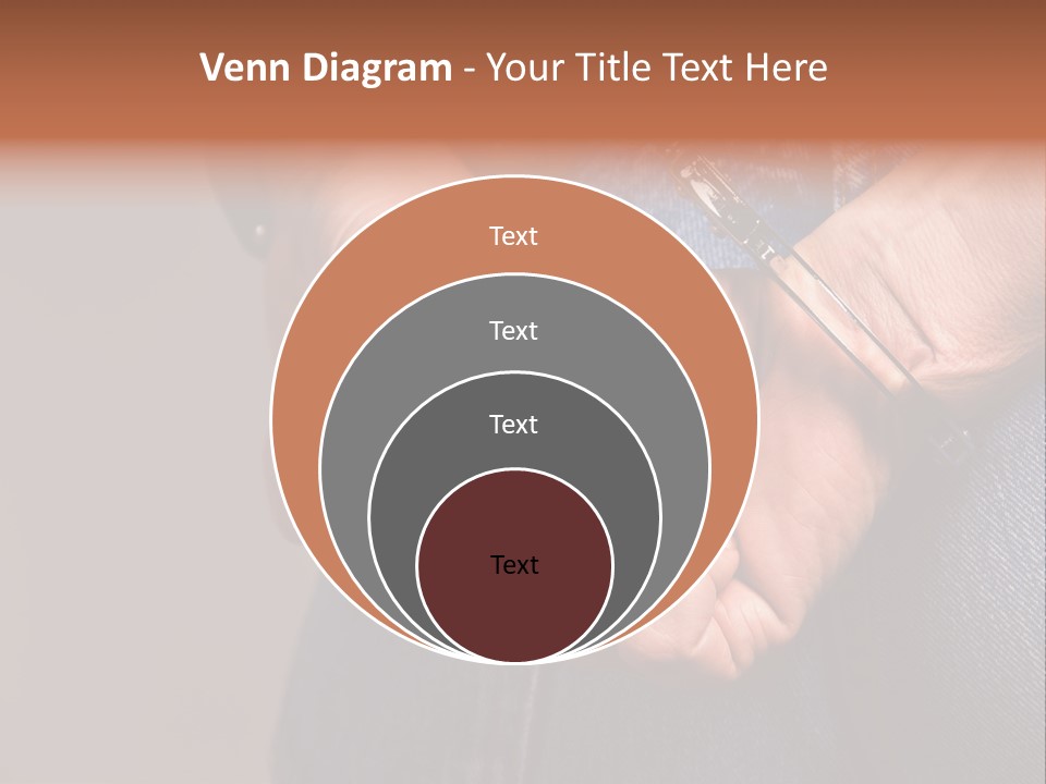 Handcuffs - Symbol For Crime PowerPoint Template