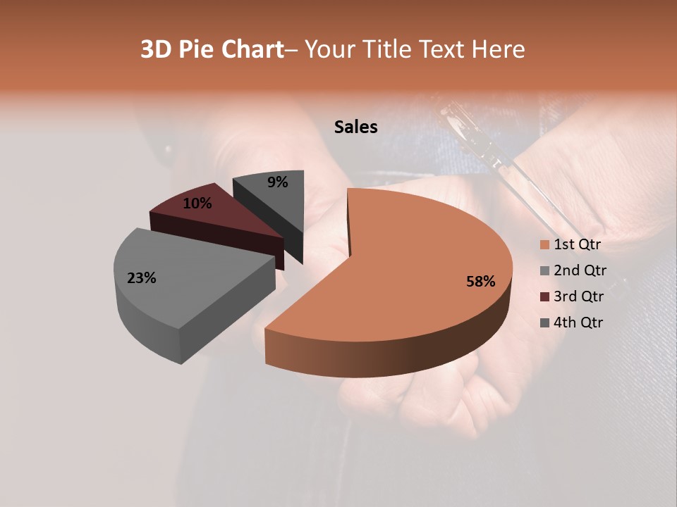Handcuffs - Symbol For Crime PowerPoint Template