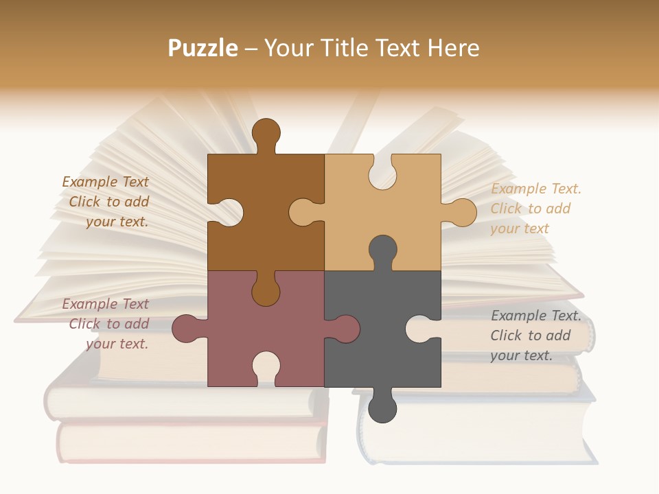 Thoughtful Little Girl PowerPoint Template