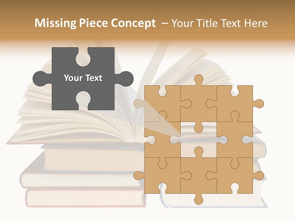 Thoughtful Little Girl PowerPoint Template