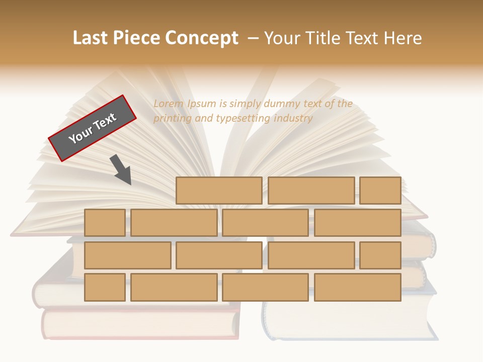 Thoughtful Little Girl PowerPoint Template