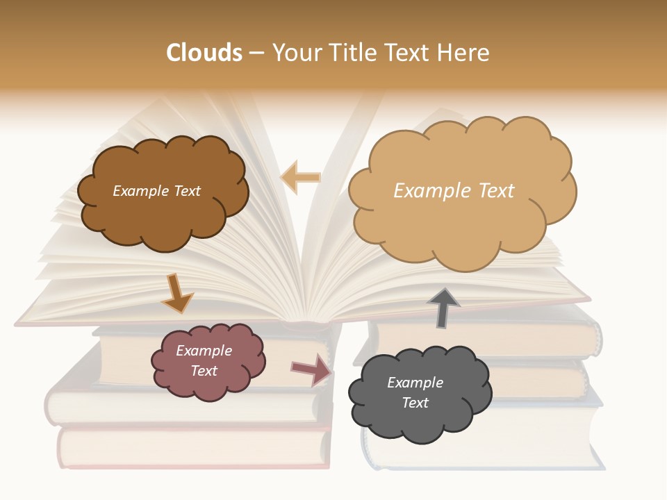 Thoughtful Little Girl PowerPoint Template