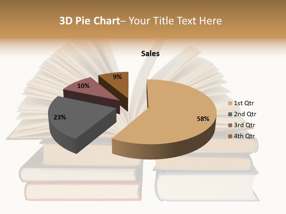Thoughtful Little Girl PowerPoint Template