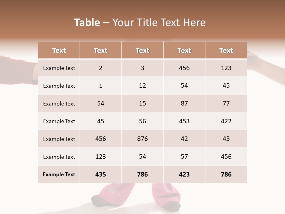 Child Holding Parents Hands, Isolated PowerPoint Template