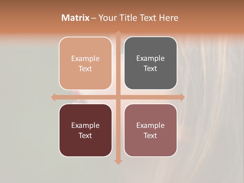 Thoughtful Little Girl PowerPoint Template