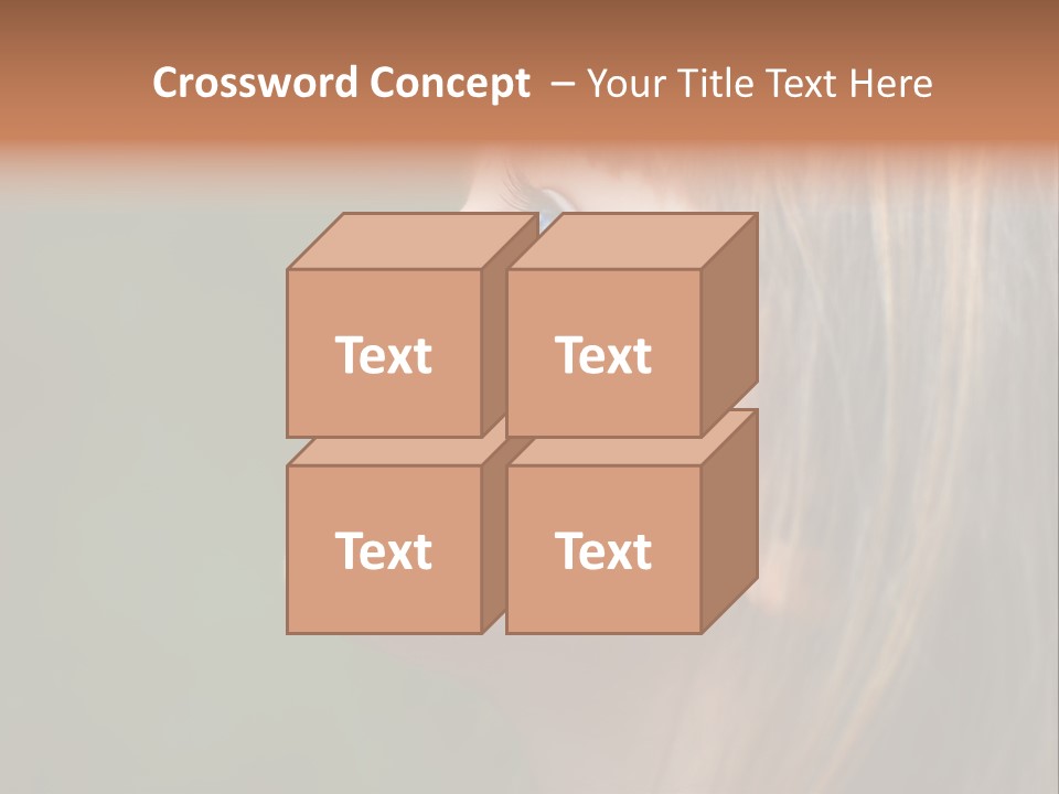 Thoughtful Little Girl PowerPoint Template