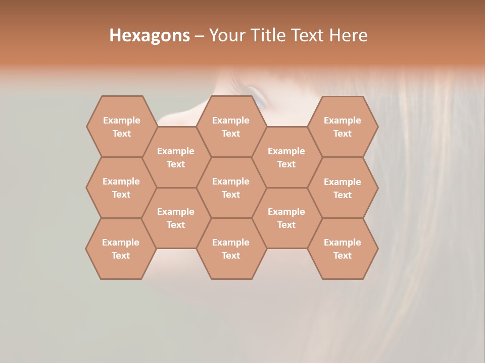 Thoughtful Little Girl PowerPoint Template