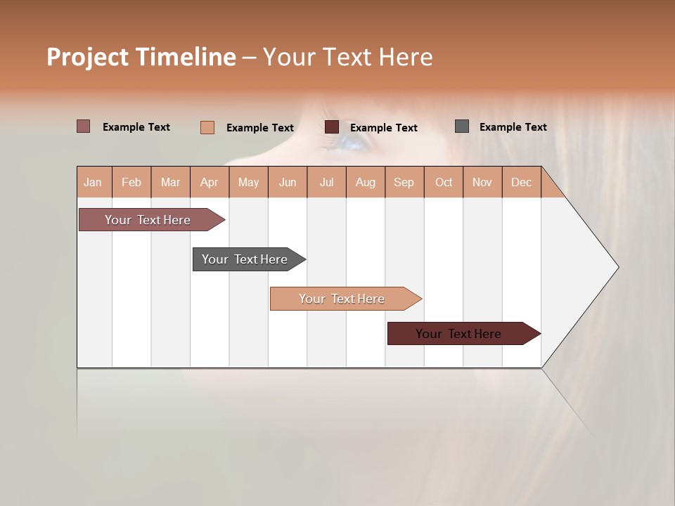 Thoughtful Little Girl PowerPoint Template