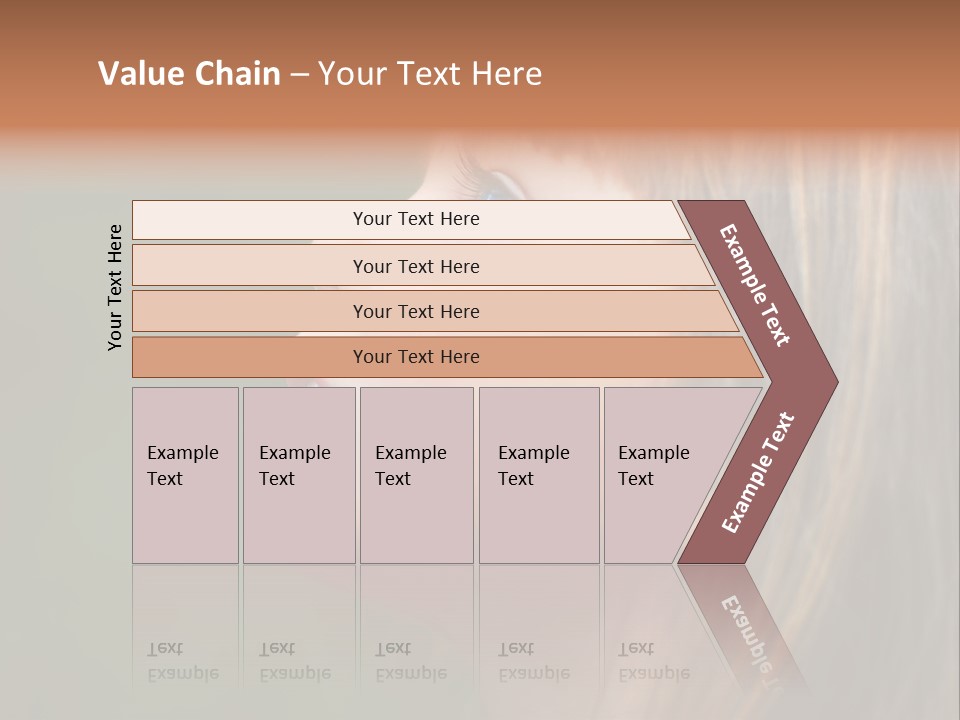 Thoughtful Little Girl PowerPoint Template