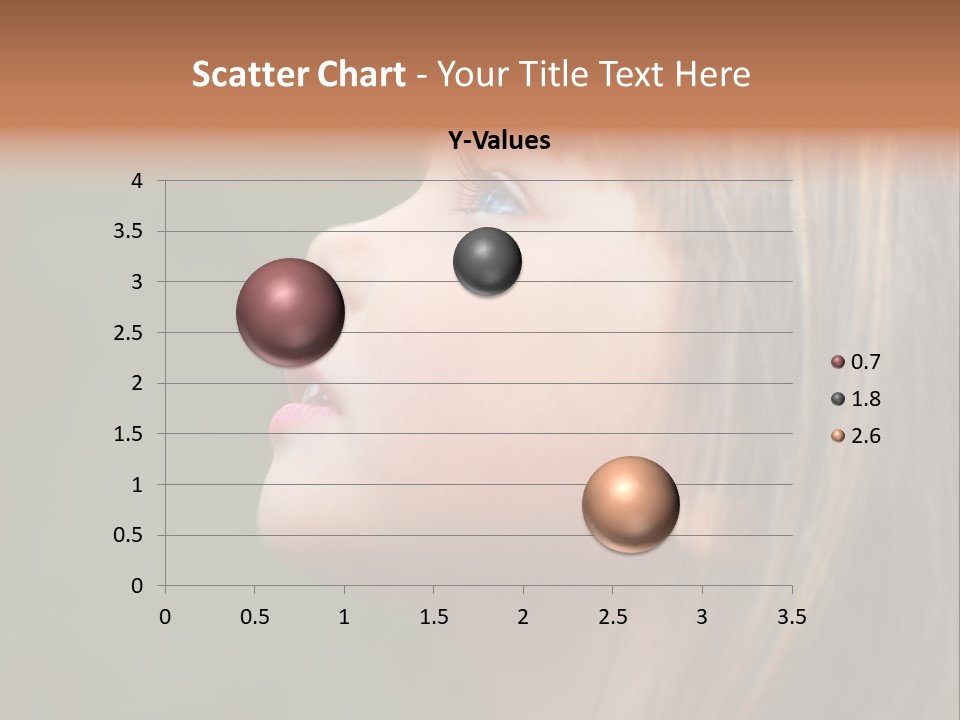 Thoughtful Little Girl PowerPoint Template