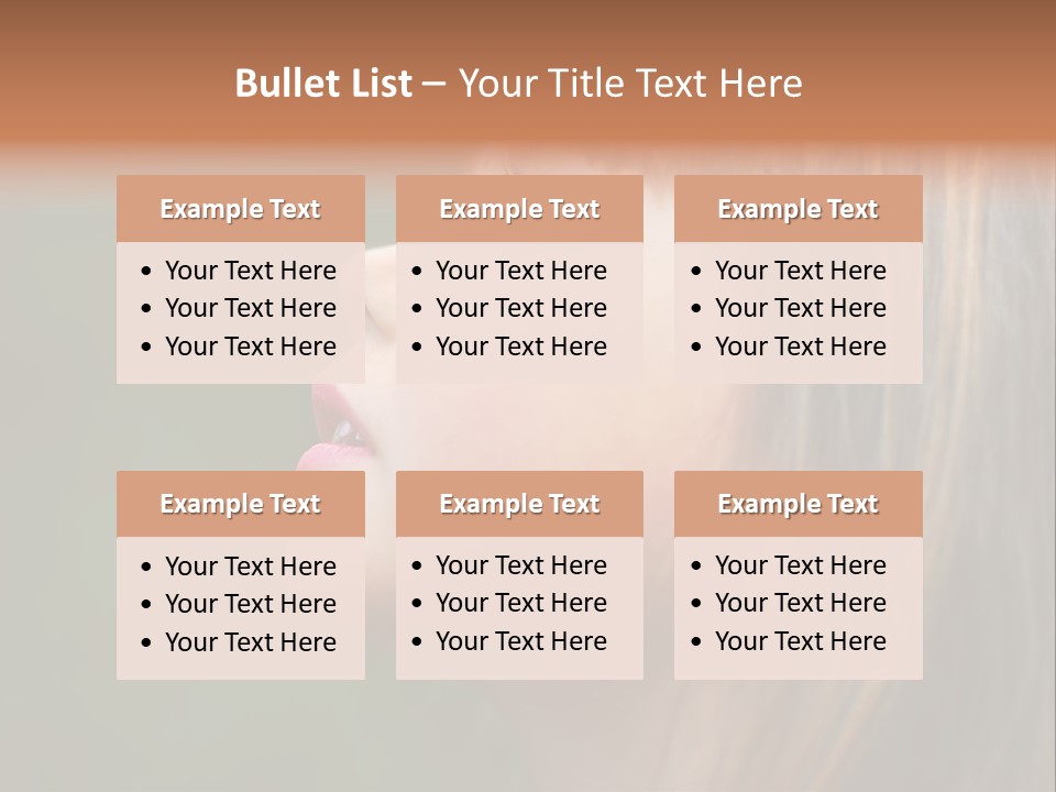 Thoughtful Little Girl PowerPoint Template