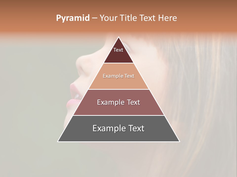 Thoughtful Little Girl PowerPoint Template