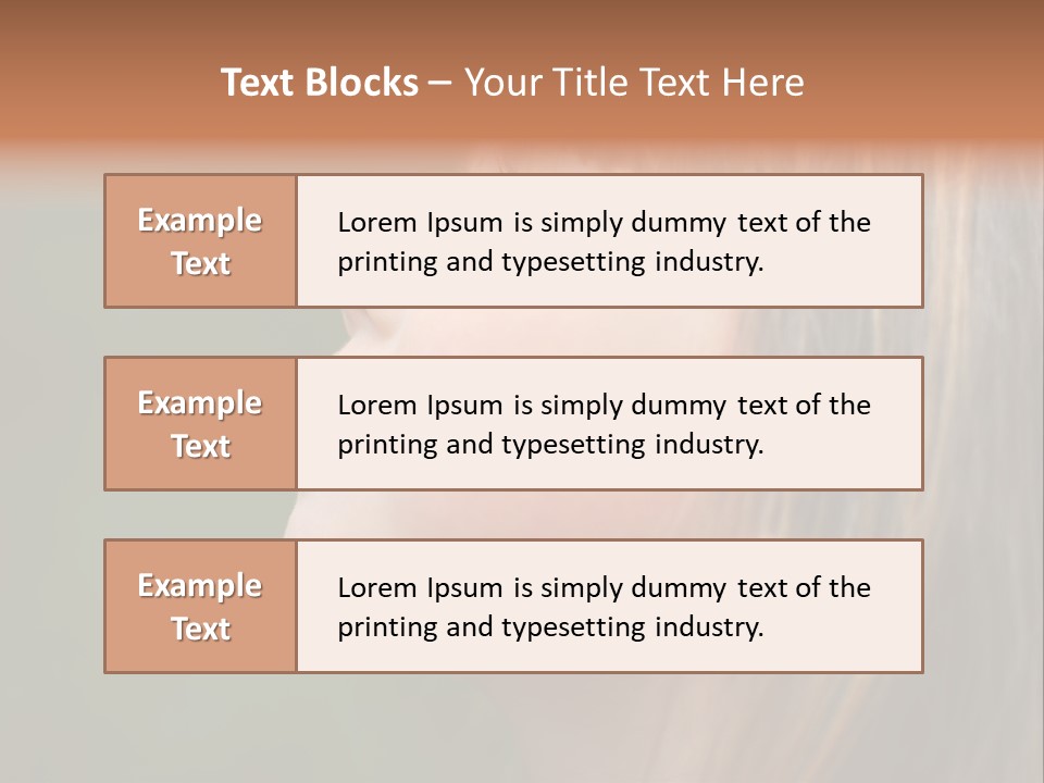 Thoughtful Little Girl PowerPoint Template