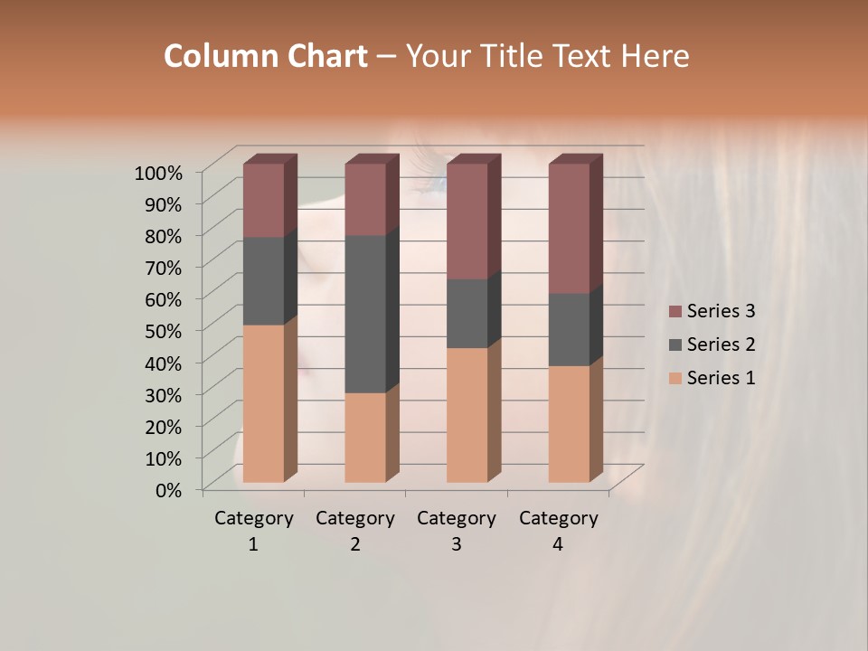 Thoughtful Little Girl PowerPoint Template