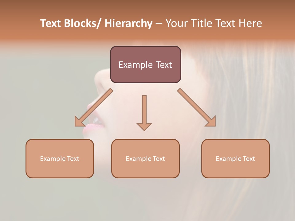 Thoughtful Little Girl PowerPoint Template