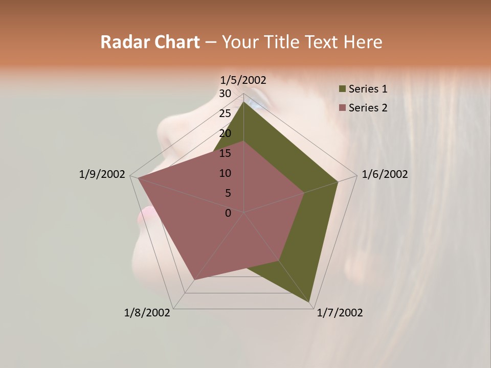 Thoughtful Little Girl PowerPoint Template