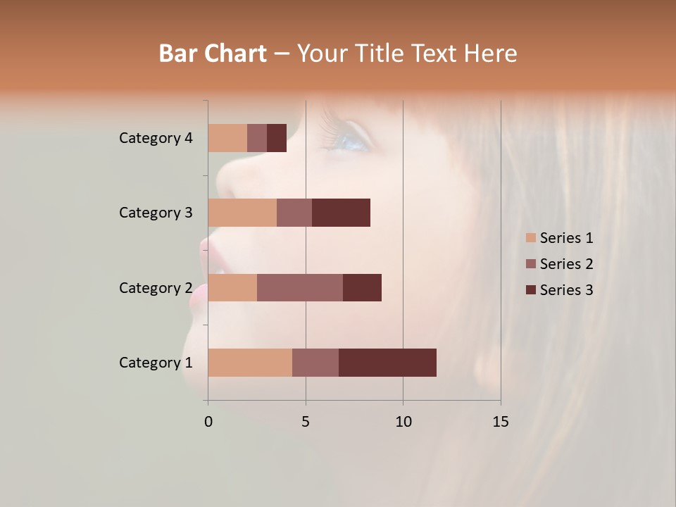 Thoughtful Little Girl PowerPoint Template