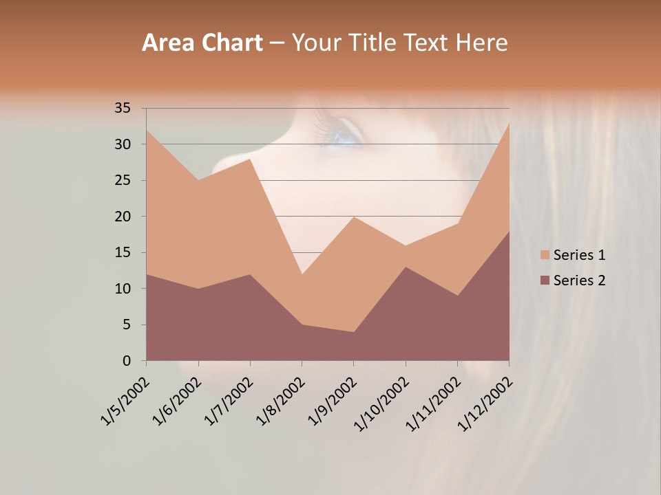 Thoughtful Little Girl PowerPoint Template