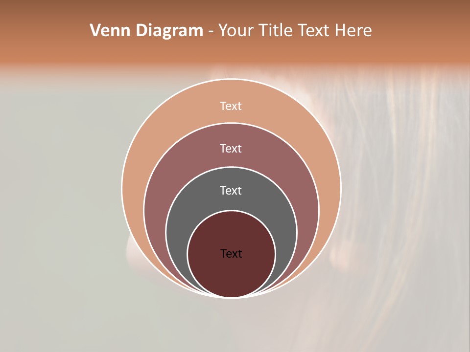 Thoughtful Little Girl PowerPoint Template