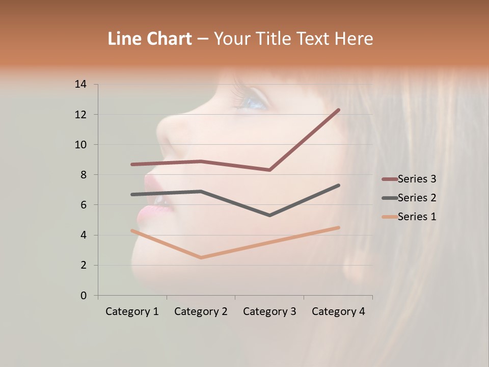 Thoughtful Little Girl PowerPoint Template