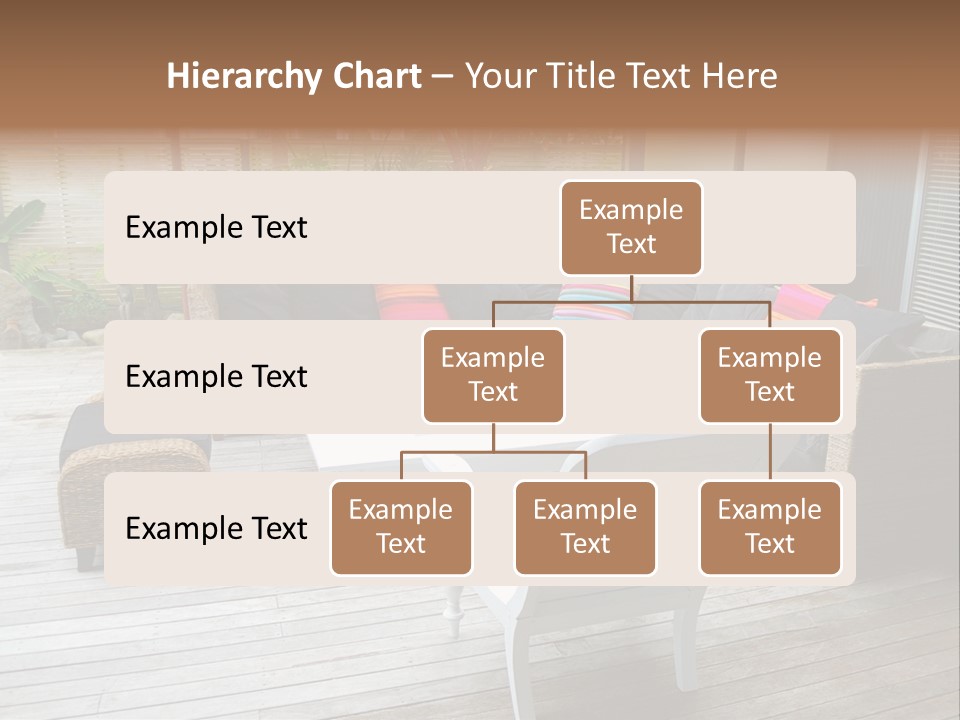 Stylish Outdoor Terrace PowerPoint Template
