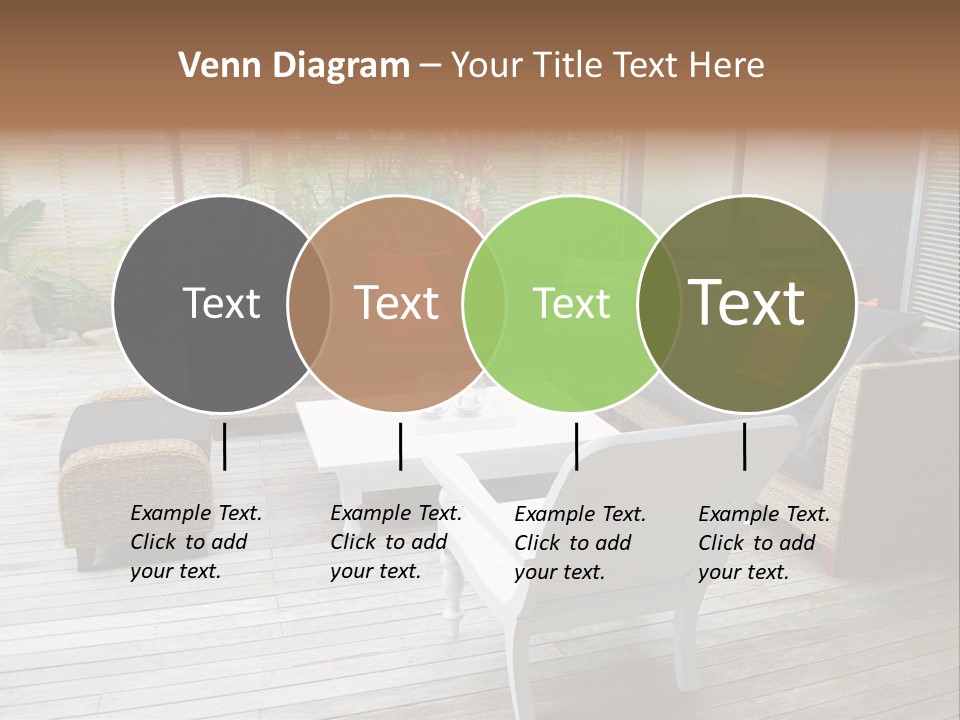 Stylish Outdoor Terrace PowerPoint Template