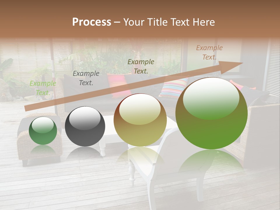 Stylish Outdoor Terrace PowerPoint Template