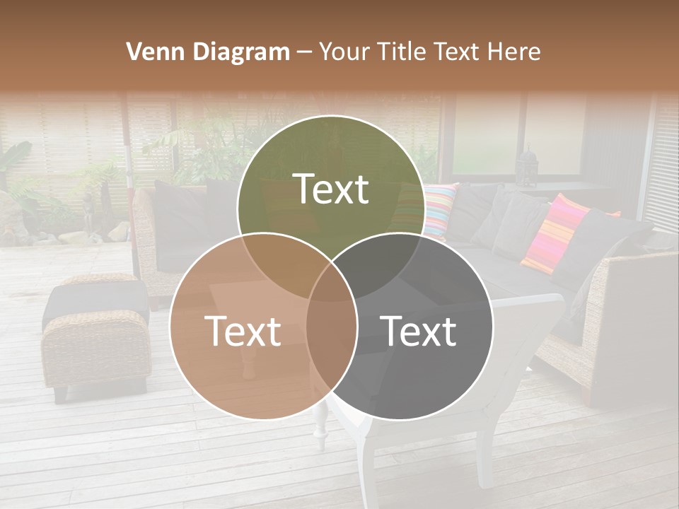 Stylish Outdoor Terrace PowerPoint Template