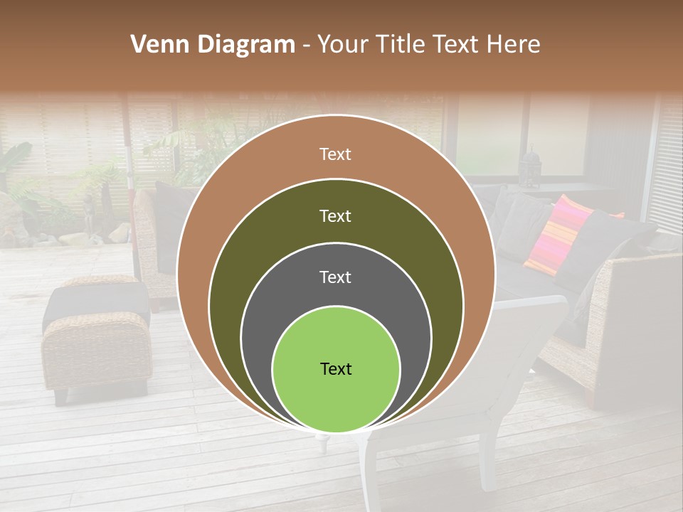 Stylish Outdoor Terrace PowerPoint Template