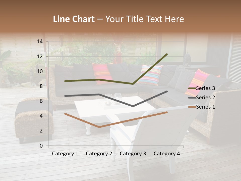 Stylish Outdoor Terrace PowerPoint Template