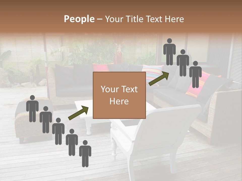 Stylish Outdoor Terrace PowerPoint Template
