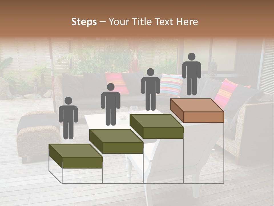 Stylish Outdoor Terrace PowerPoint Template