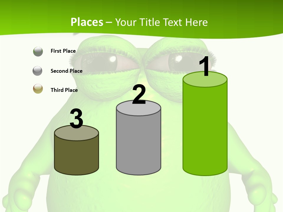 The Big Blob-Toon Figure PowerPoint Template