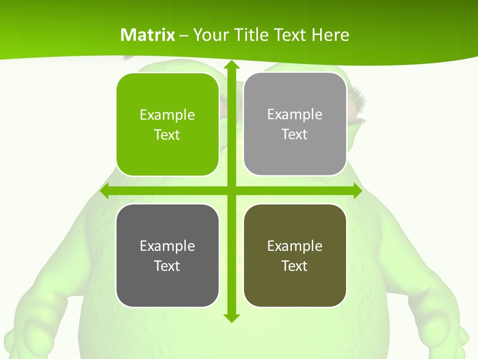 The Big Blob-Toon Figure PowerPoint Template