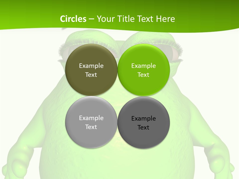 The Big Blob-Toon Figure PowerPoint Template