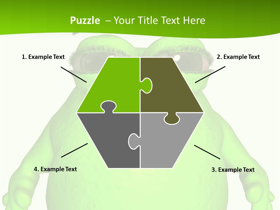 The Big Blob-Toon Figure PowerPoint Template