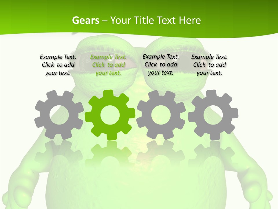 The Big Blob-Toon Figure PowerPoint Template