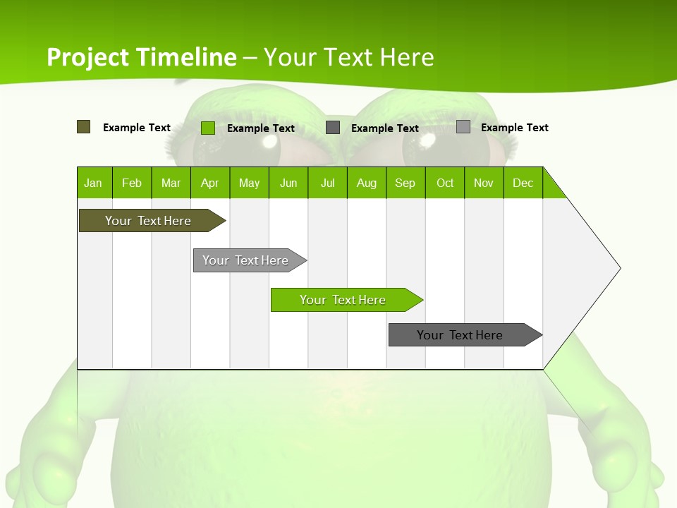 The Big Blob-Toon Figure PowerPoint Template