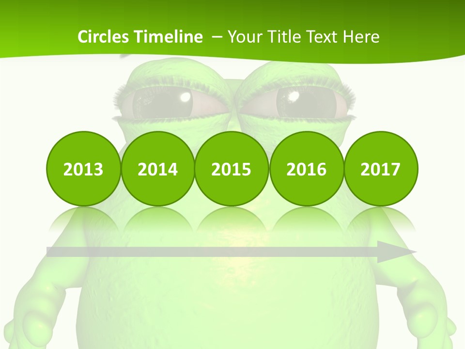 The Big Blob-Toon Figure PowerPoint Template