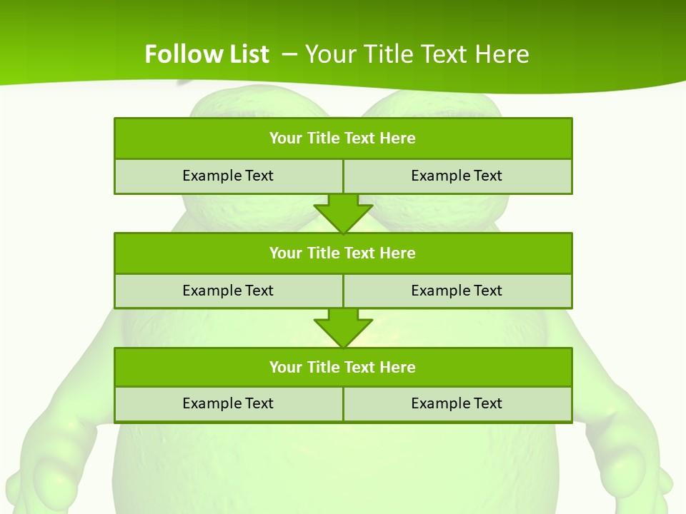 The Big Blob-Toon Figure PowerPoint Template