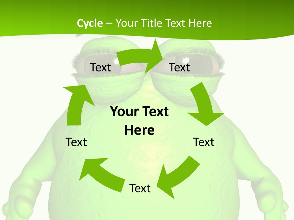 The Big Blob-Toon Figure PowerPoint Template