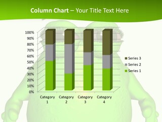 The Big Blob-Toon Figure PowerPoint Template