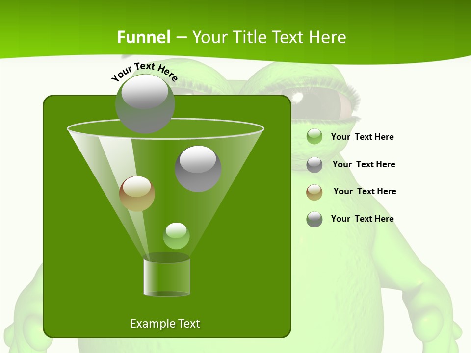 The Big Blob-Toon Figure PowerPoint Template