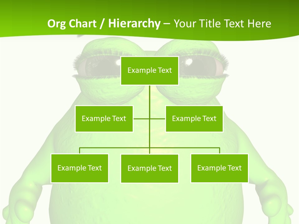 The Big Blob-Toon Figure PowerPoint Template