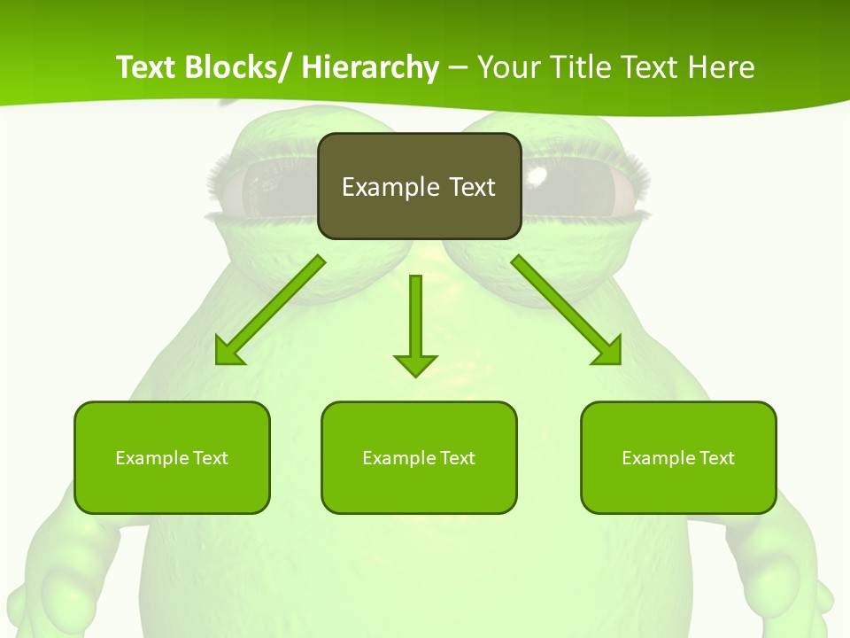 The Big Blob-Toon Figure PowerPoint Template