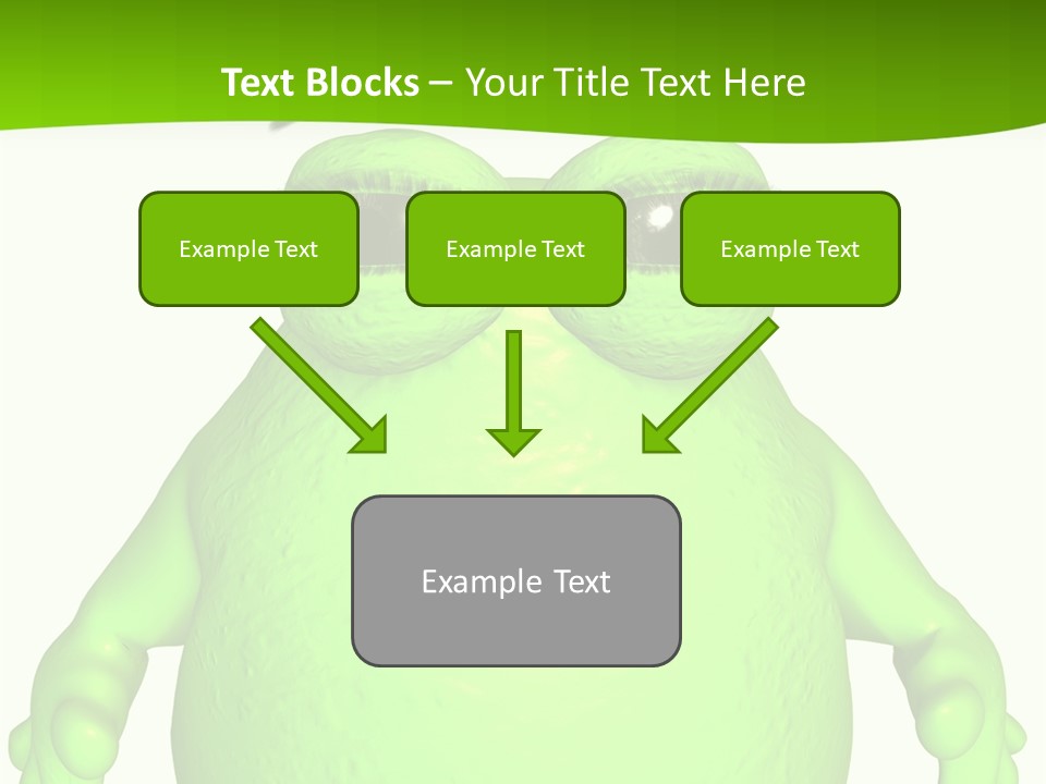 The Big Blob-Toon Figure PowerPoint Template