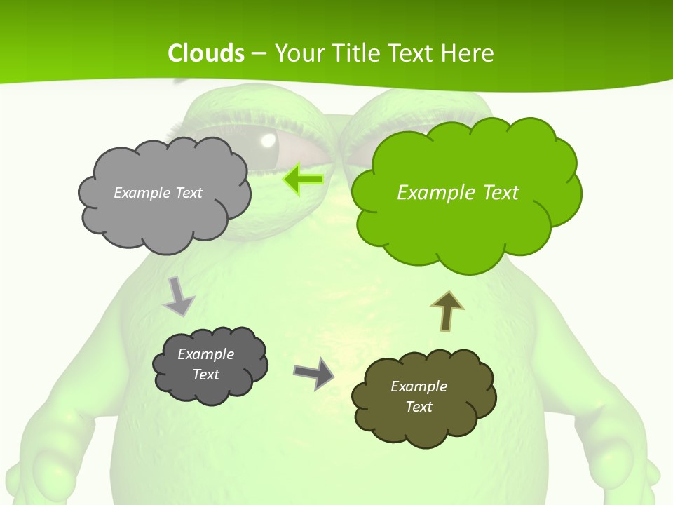 The Big Blob-Toon Figure PowerPoint Template