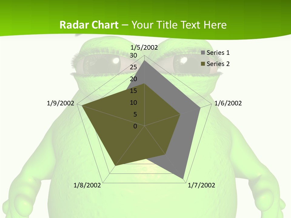 The Big Blob-Toon Figure PowerPoint Template
