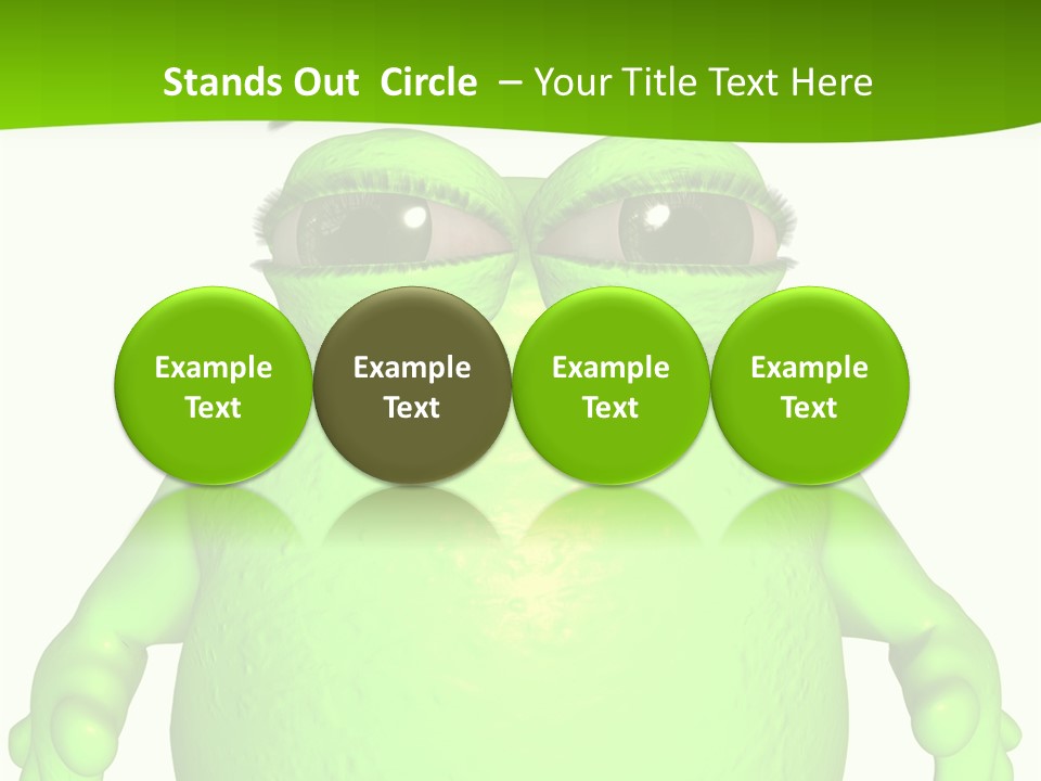 The Big Blob-Toon Figure PowerPoint Template