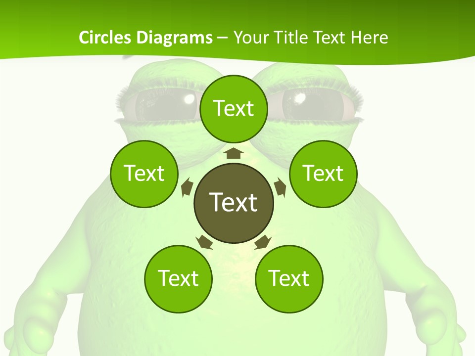 The Big Blob-Toon Figure PowerPoint Template